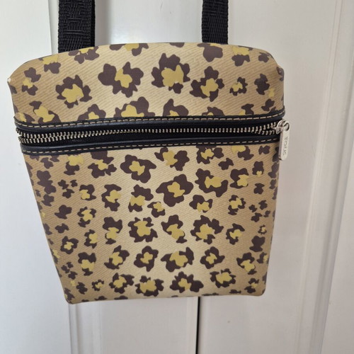 Tous crossbody bag leopard print like new, beige and brown