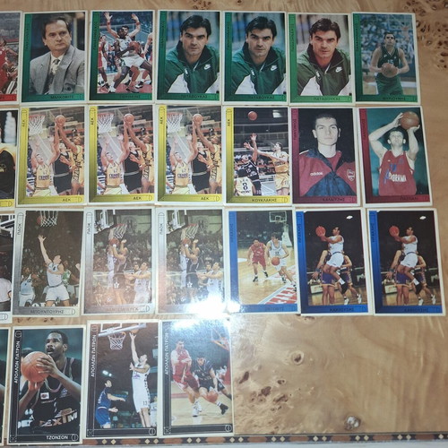 Basket '95-'96 stickers, set of 45