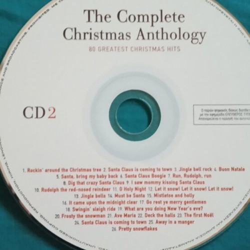 Christmas songs new, 3 CDs, 80 songs