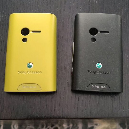 Genuine Sony Ericsson X10 Mini covers like new, black and green