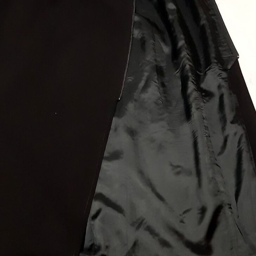 Zara skirt Large 100% wool black new, cool wool, long slim fit