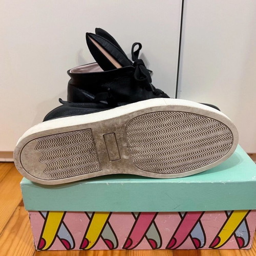 Minna Parikka Bunny sneakers used, black with bunny ears, size 38