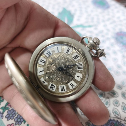 Molnija pocket watch like new, men's
