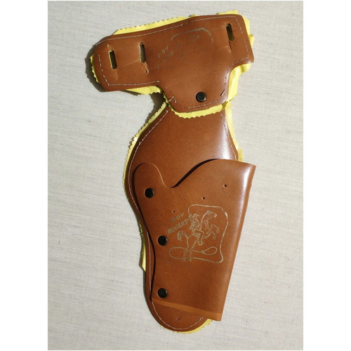 Cowboy pistol holsters used, set of 2, 1960s-70s vintage