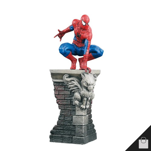 Marvel The Amazing Spider-man Black Costume Rooftop Classic Eaglemoss Statue new, 11cm