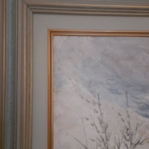 Painting in like new condition, 90×70cm, earth tones