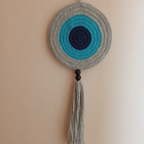 Crocheted Evil Eye Handmade