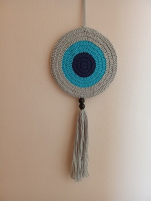 Crocheted Evil Eye Handmade
