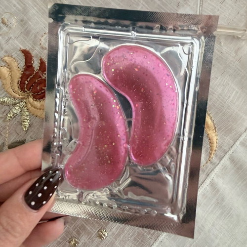 Eye patches pink with glitter new for eyes