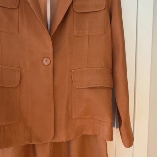 Vassia Kostara suit, small, autumn color