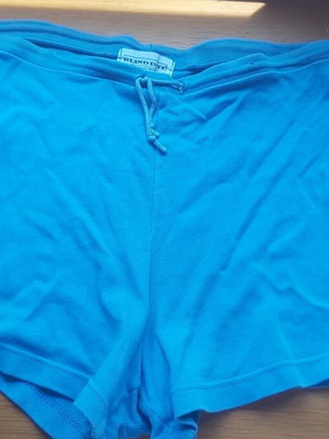 Women's shorts size S like new, blue, elastic waist