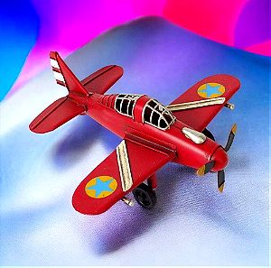 Αεροπλάνο Κόκκινο Μεταλλικό Αντίκα εκατ.16.5X15X5.5 κωδ.44-2434