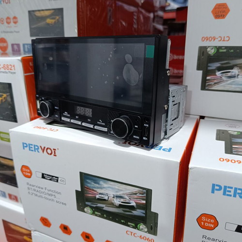 Ηχοσύστημα αυτοκινήτου 6.2'' οθόνη 1DIN CTC-6060 mirror-bluetooth καινούργιο