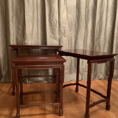 Saridis Serving Tables Set of 3 like new
