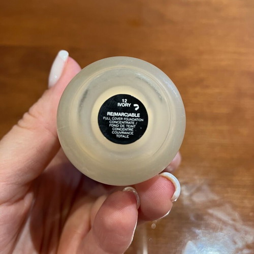 Marc Jacobs Re(mark)able Full Cover Foundation used, shade 12 Ivory