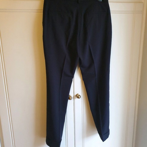 Mango pants size 36 blue with cuffs like new