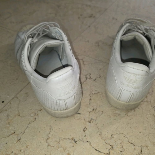 Adidas men's sneakers used, size 44 and 2/3, white