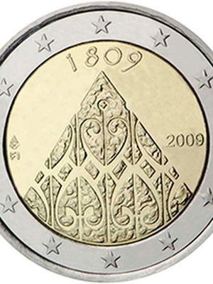 Φινλανδία 2 Ευρώ 2009 UNC αναμνηστικό για τη Δίαιτα του Πόρβο