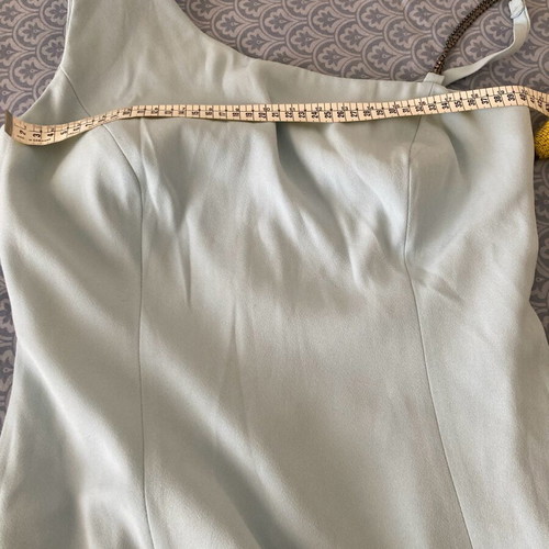 Turquoise evening set like new, medium dress with jacket