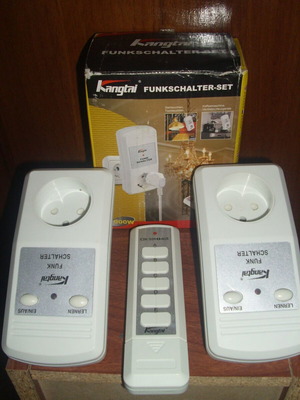 Set of Remote Control Sockets new, German stock