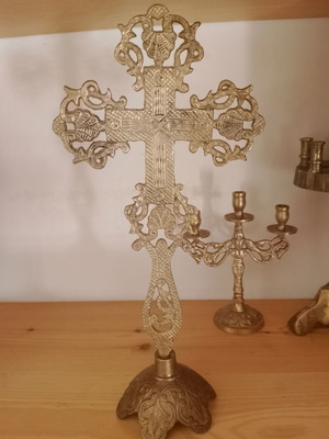 Blessing cross used, ecclesiastical