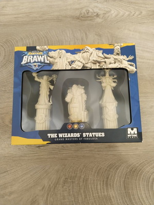 Super Brawl The Wizards Statues επέκταση επιτραπέζιο παιχνίδι καινούργιο