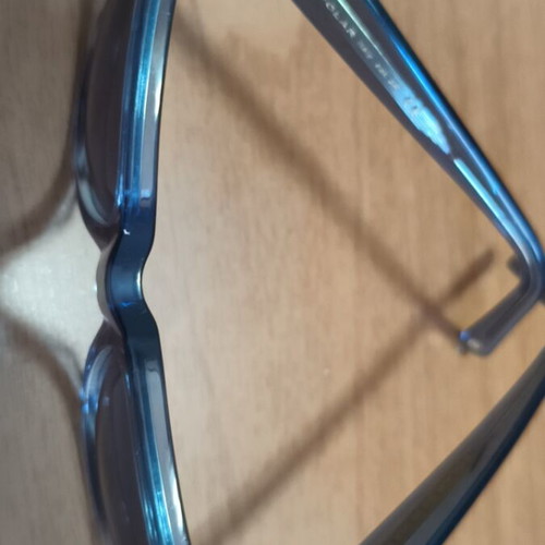 Polar Gold Sunglasses new, gray and blue transparent frame