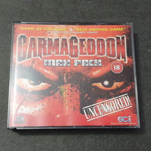 Carmageddon 1 Max Pack & Splat Pack PC game used
