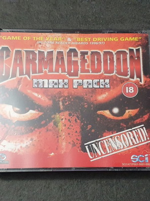 Carmageddon 1 Max Pack & Splat Pack PC game used