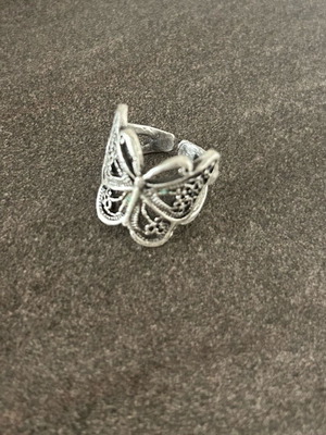 Ethnasia adjustable butterfly ring
