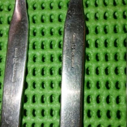 Solingen cutlery set used with 1 ladle, 7 spoons, 7 knives, 8 forks and 4 small spoons