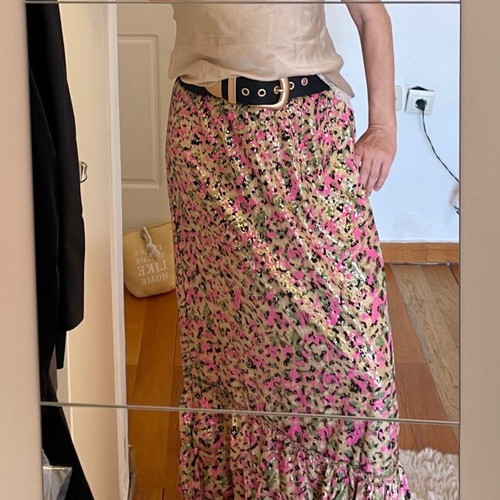 Bohemian Camo maxi skirt Medium new