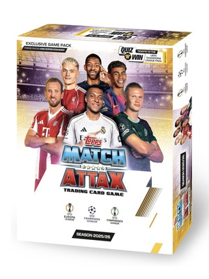 Topps UEFA Champions League Match Attax 2025 αποκλειστικό Game Pack καινούριο