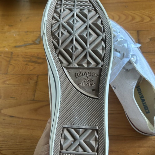 Converse sneakers size 46 used, white and beige