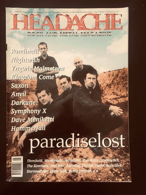 Headache magazine 2002 like new, rock and metal