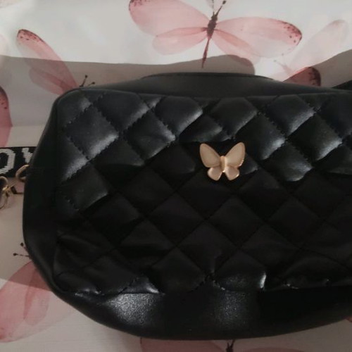 Shoulder bag new black leatherette from Shein