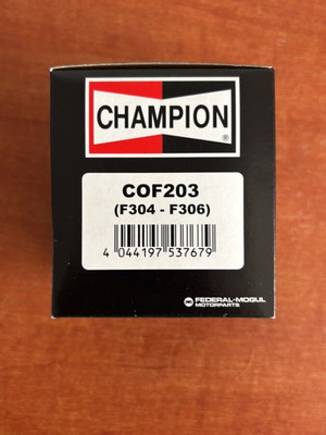 Champion COF203 motorcycle oil filter new