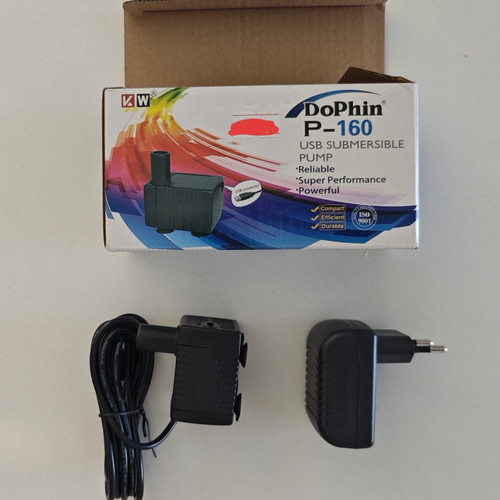 Dophin P-160 USB Submersible Pump new with power adaptor