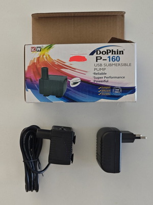 Dophin P-160 USB Submersible Pump new with power adaptor
