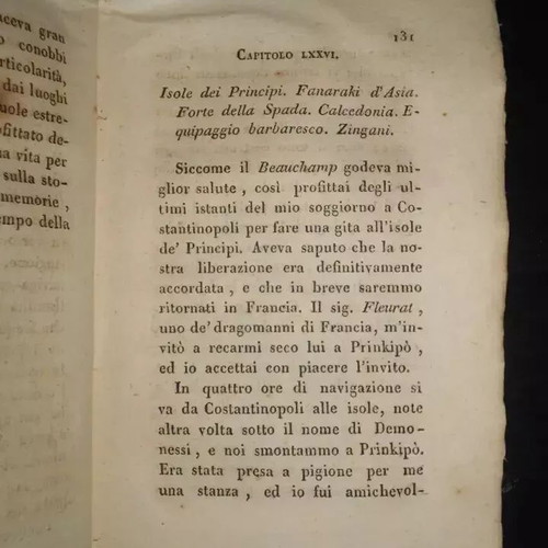 1829 travel book used, history of Constantinople