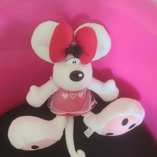 Diddlina plush mouse like new, 30 cm height