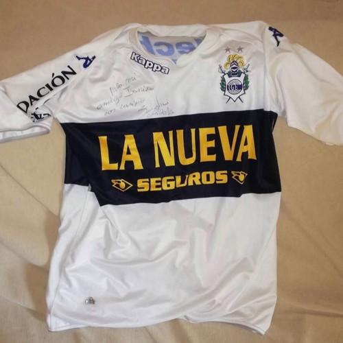 Sebastian Romero Gimnasia La Plata jersey used, match worn