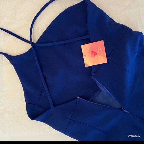 Marmalady blue dress new with slit