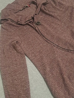 ALE women's knitted cardigan pink with subtle shine like new, size M