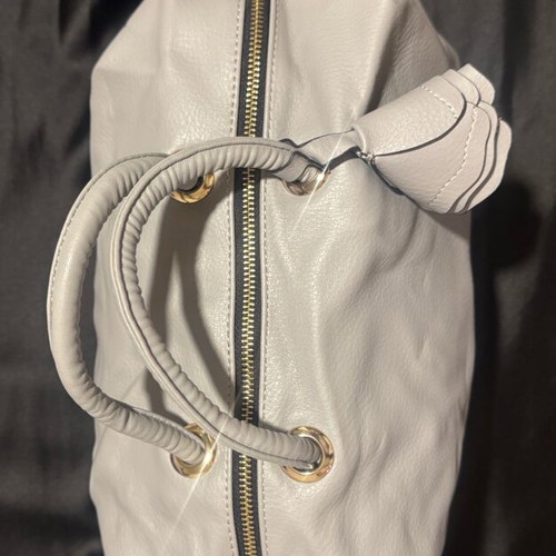 Zara faux leather bag like new, shoulder, gray