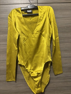 DKNY silk blouse used, size S, gold color