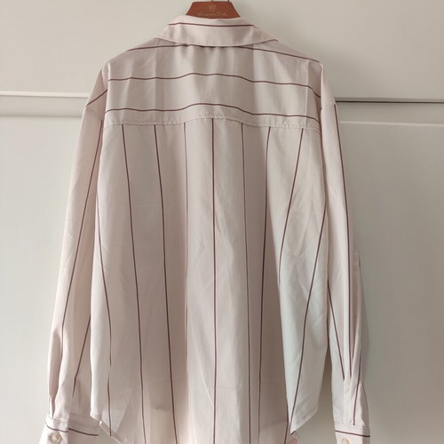 SheIn striped shirt, size Small, beige