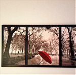  ΠΙΝΑΚΑΣ - Ελαιοτυπία Πολύπτυχο, με θέμα Red Umbrella με την υπογραφή του Καλλιτέχνη Anastasiadis Harry
