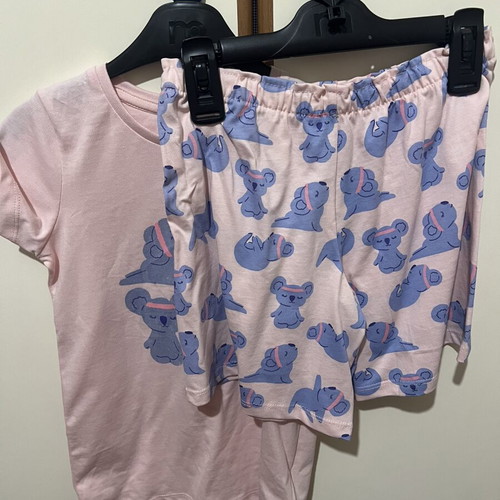 Mothercare girls' pink pajamas new with tags 4-5 years 110cm
