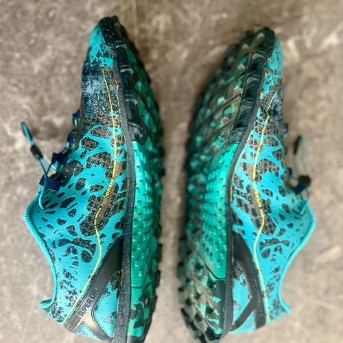 Reebok All Terrain Super OR running shoes, size 44, turquoise black